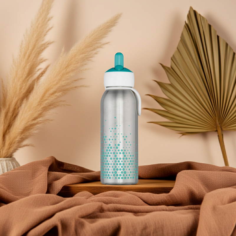 Insulated Bottle Flip-up 350 ml Turquoise – Mepal Drinking Bottle for Children