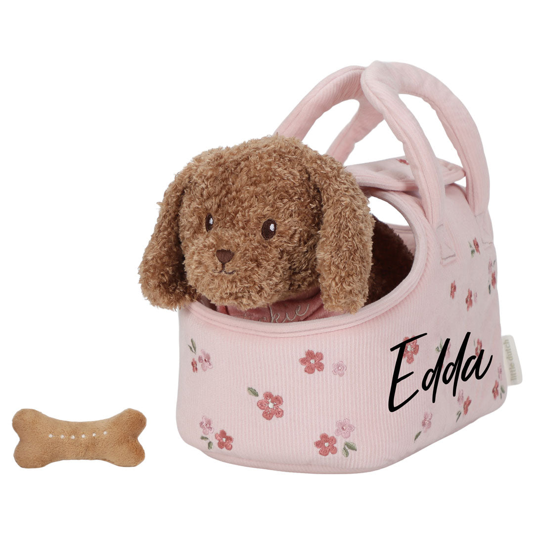 Plüschhund Kuscheltier Jackie in Tasche GRS