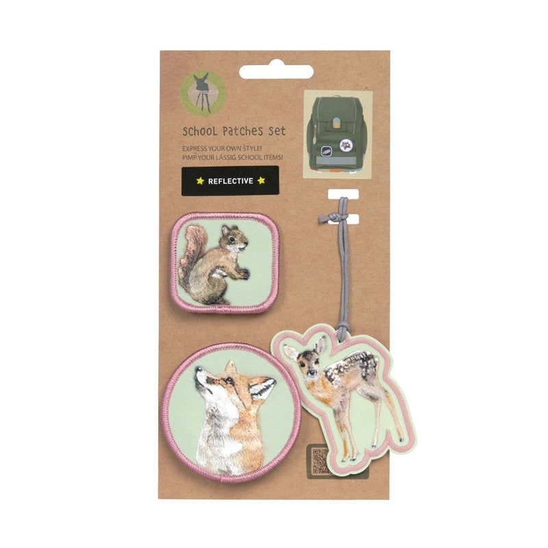 School bag patches and pendants forest | Lässig