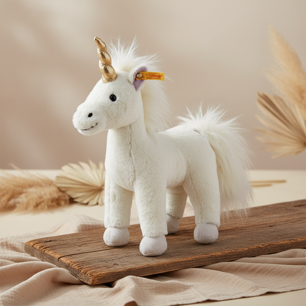 Kuscheltier Einhorn Unica stehend, weiss 27 cm | Steiff