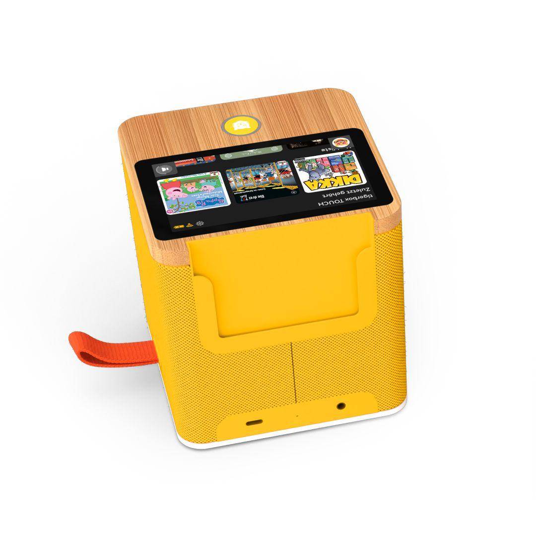 Tigerbox Touch Plus jaune Bluetooth | par Schmatzepuffer® « personnalisable »
