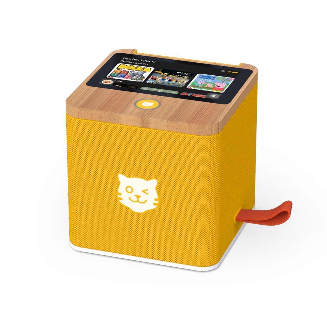 Tigerbox Touch Plus jaune Bluetooth | par Schmatzepuffer® « personnalisable »