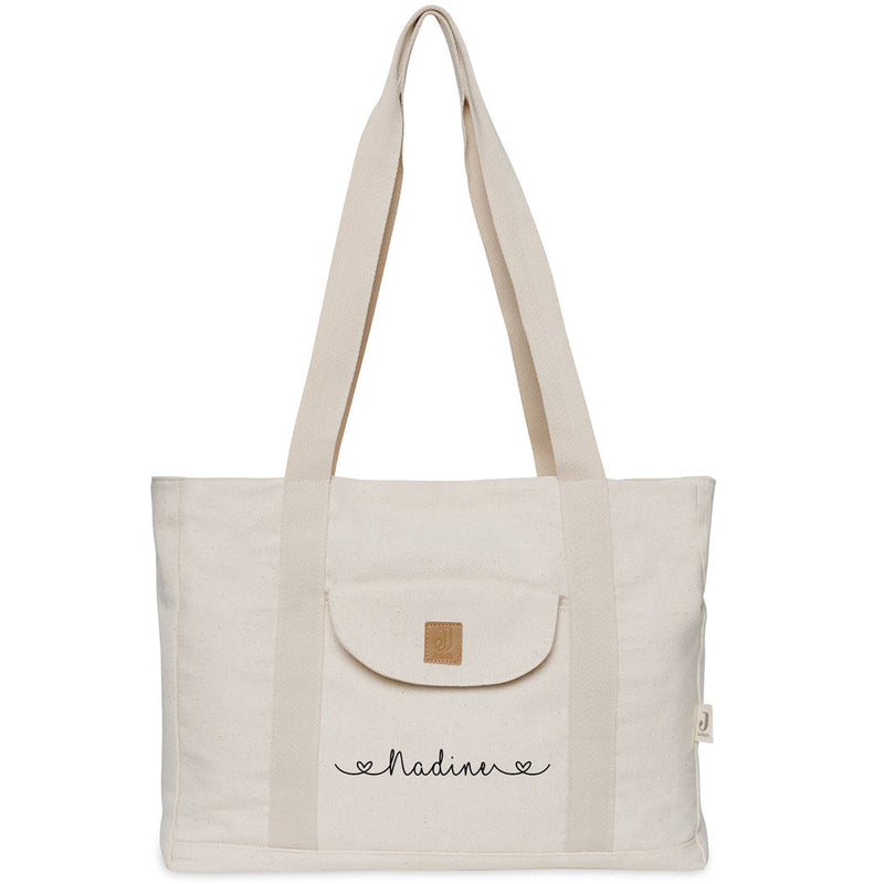 Wickeltasche Shopper Twill, Sand | Jollein