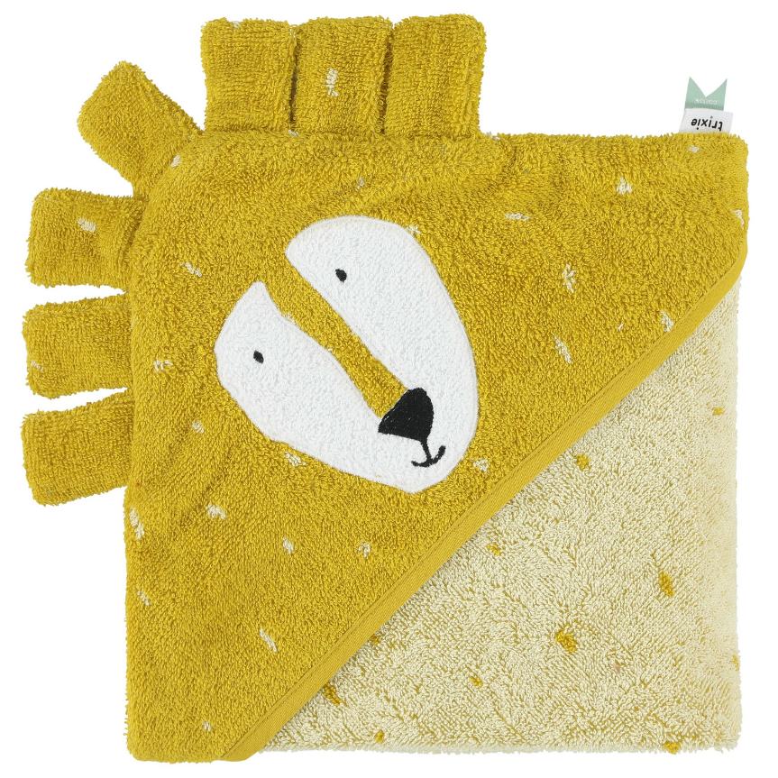 Serviette de bain à capuche - Monsieur Lion | Trixie