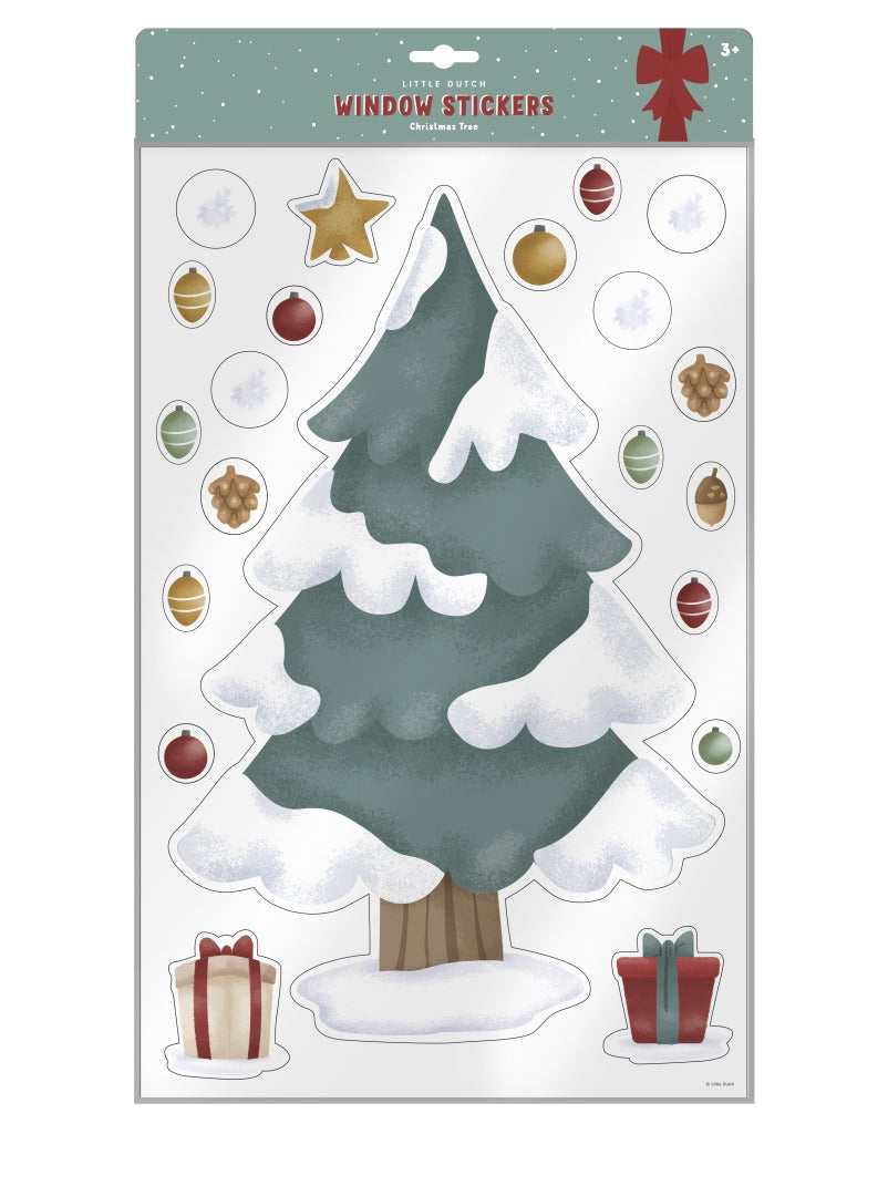XL Christmas Tree Window Sticker – Christmas Decoration for Children