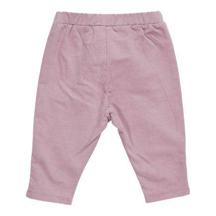 Leggings Mauve Corduroy for Babies and Kids