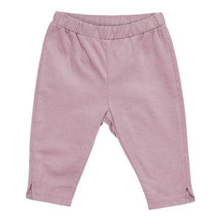 Leggings Mauve Corduroy for Babies and Kids