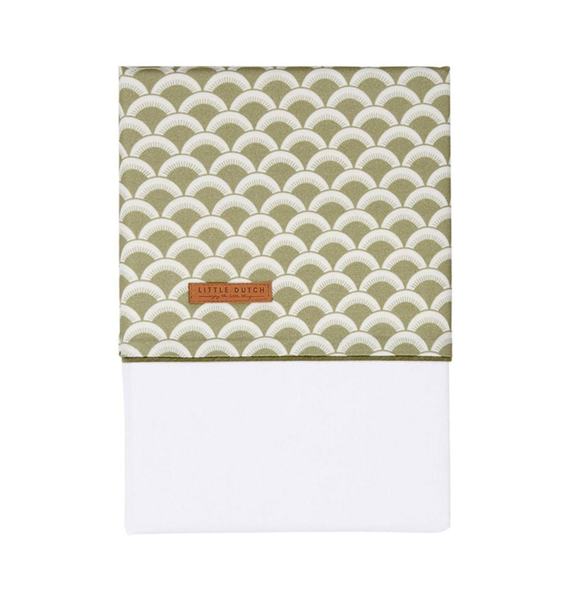 Cradle sheet Sunrise Olive | Little Dutch