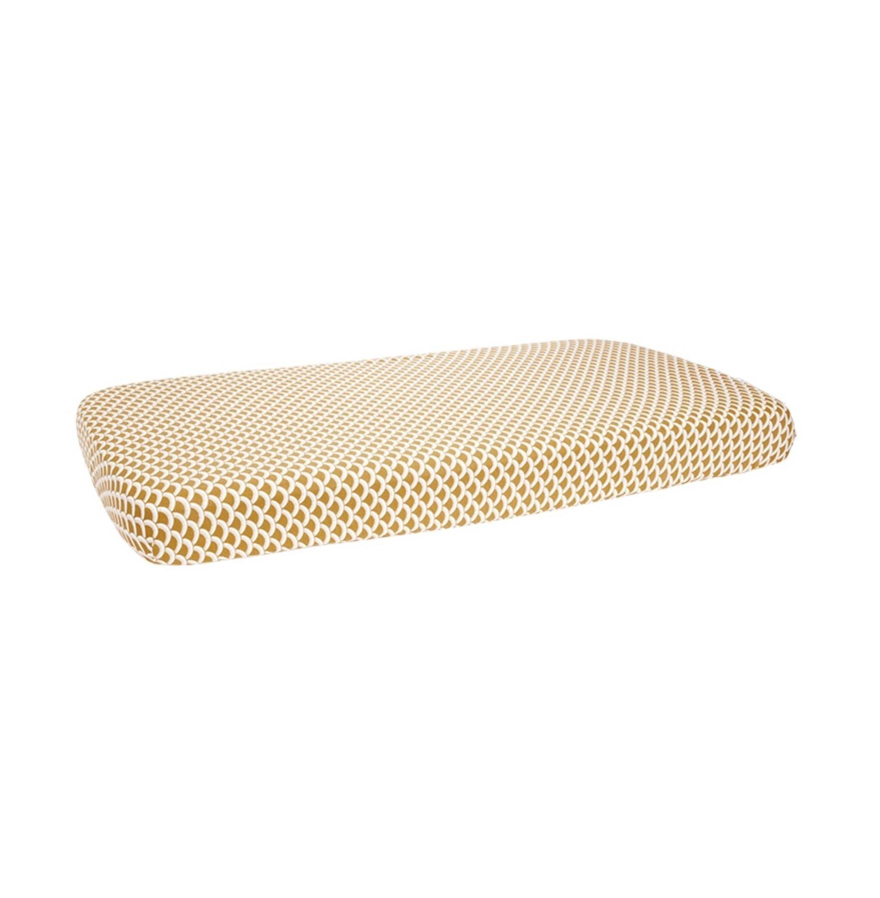 Cradle sheet Sunrise Ocher, 21 x 14 cm | Little Dutch