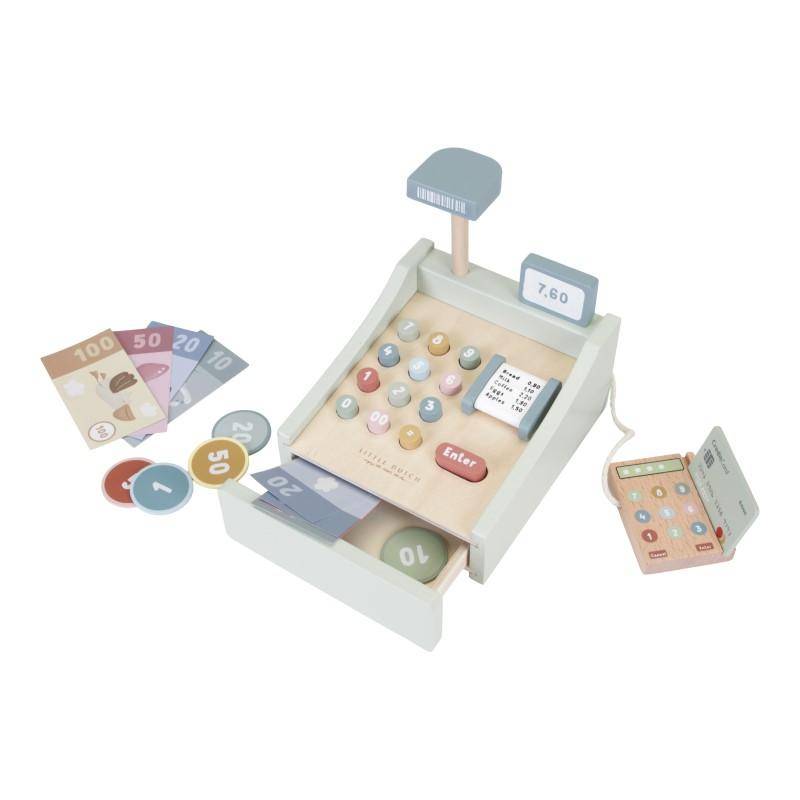 Cash register wood, mint