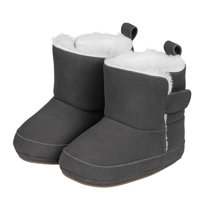 Bottines bébé taille 17/18, gris fer | Sterntaler