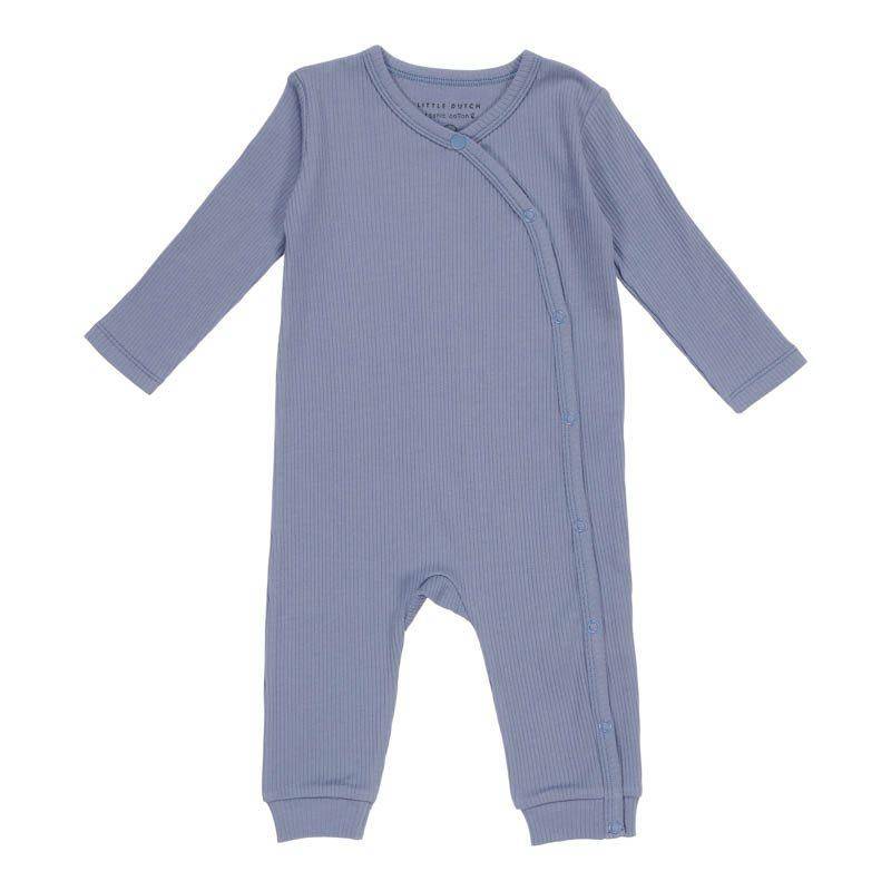Combinaison cache-cœur bleue | Little Dutch