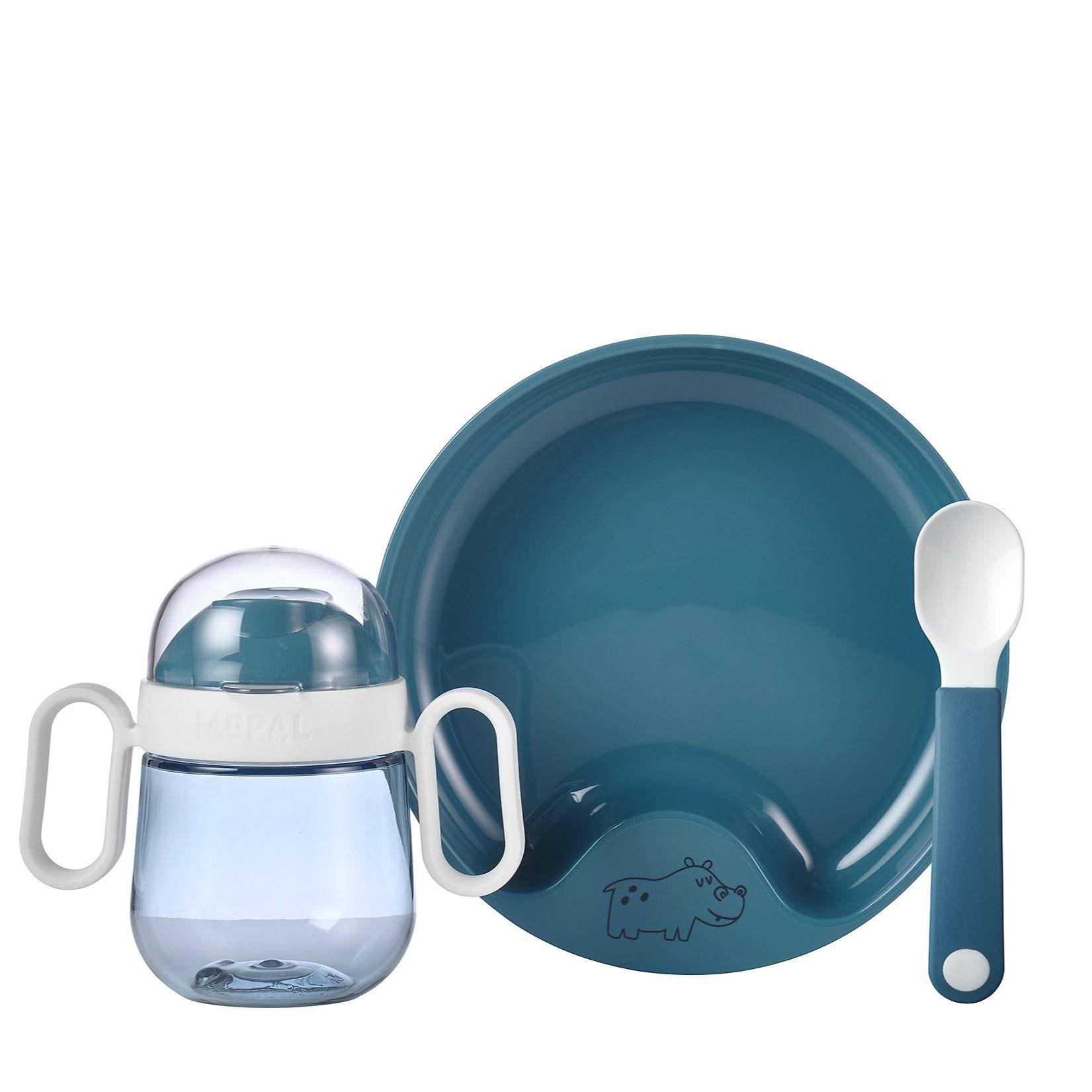 Coffret repas bébé 3 pièces - Deep Blue | Mepal