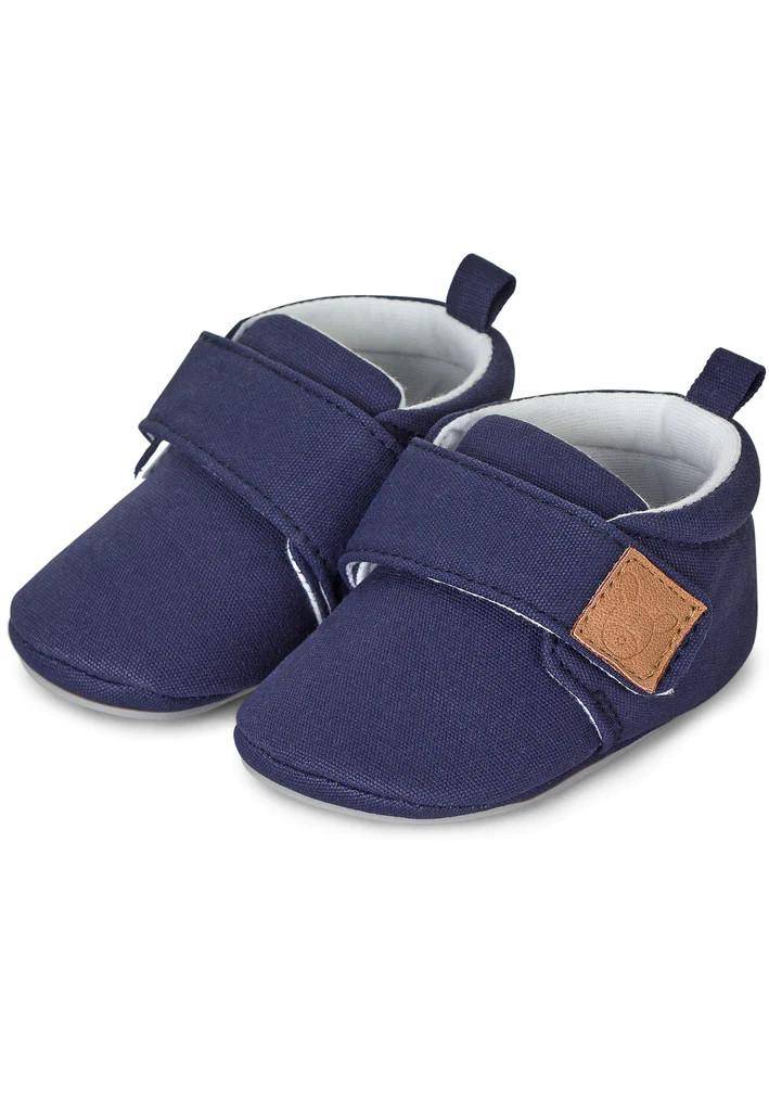 Baby crawling shoes size 19/20, navy | Sterntaler