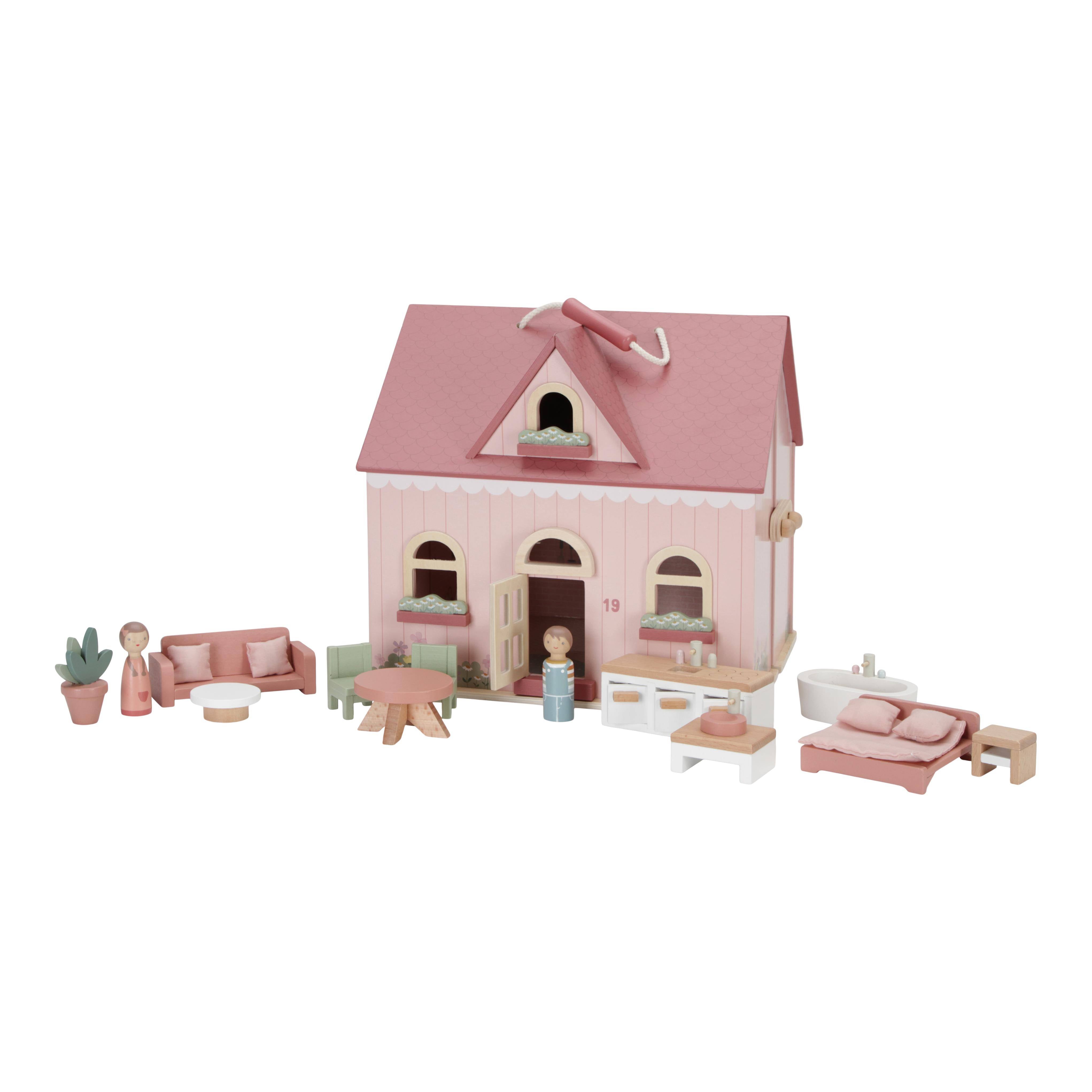 Maison de poupées portable
