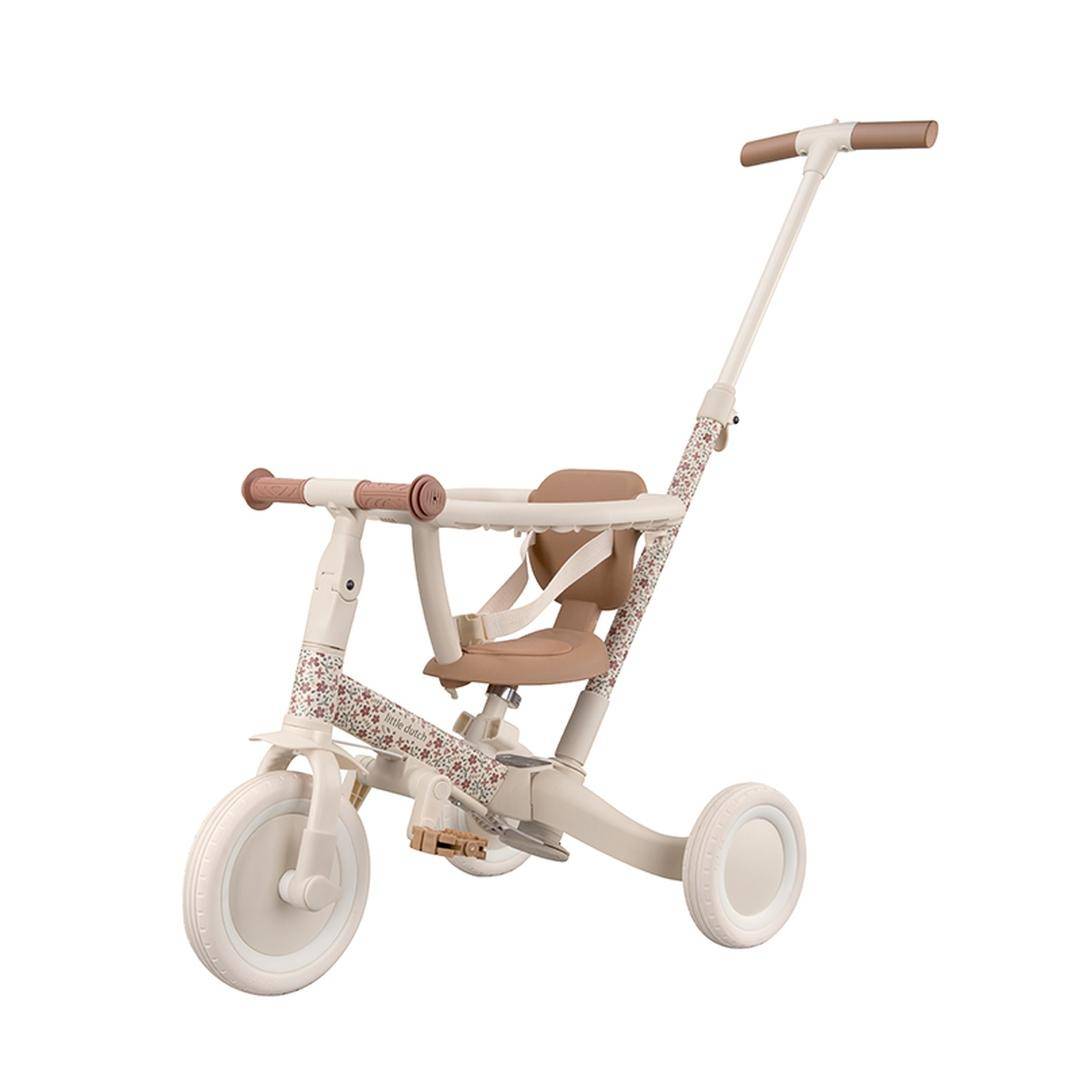 Grow-Along 4-in-1 Tricycle Sunny Flower Off-white | Little Dutch