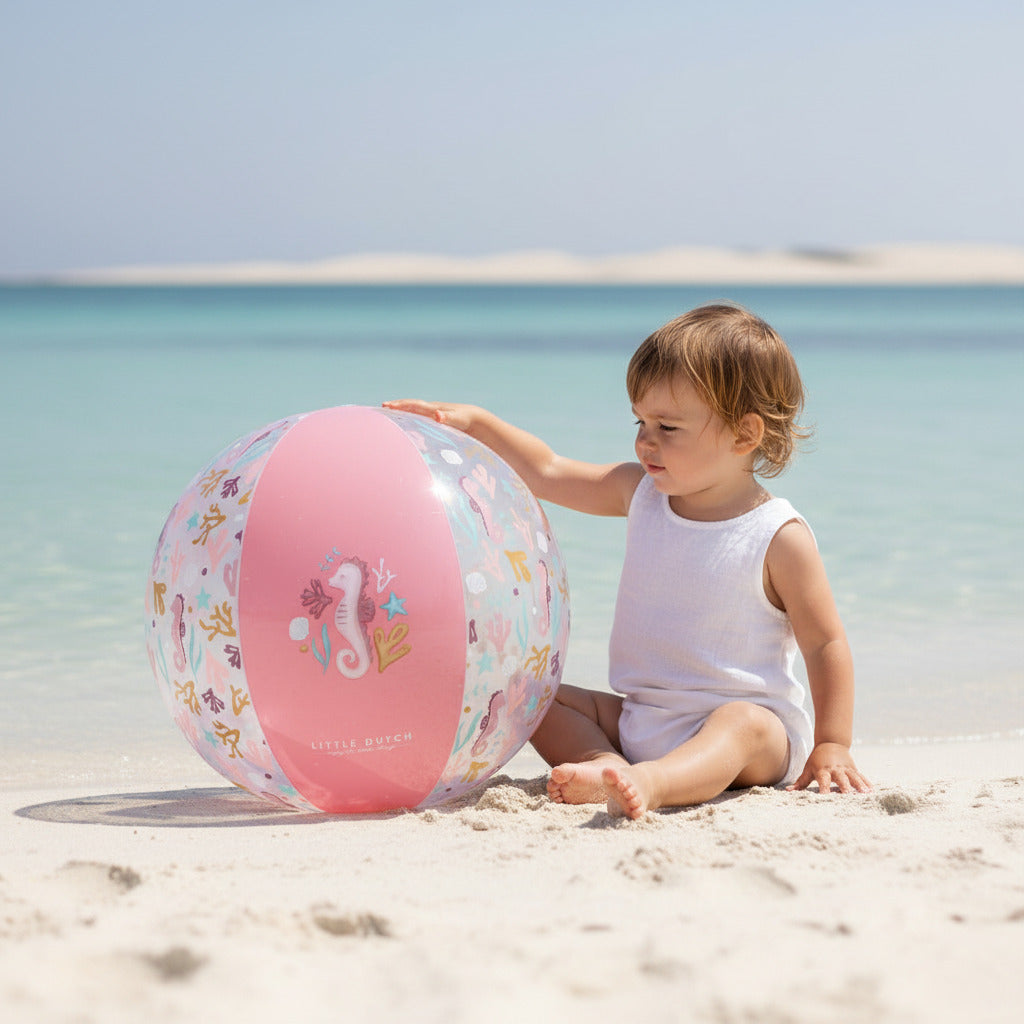 Strandball Ocean Dreams Pink 35 cm – Ballspiel für Kinder