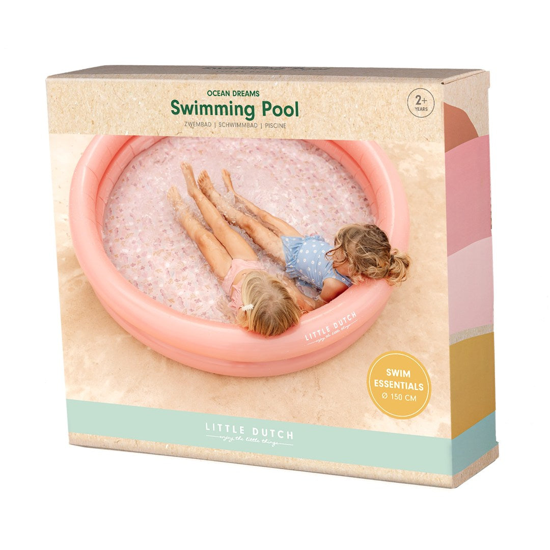 Paddling Pool Ocean Dreams Pink 150 cm - Large Children's Pool for the Garden