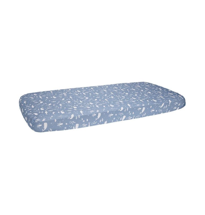 Children's bed sheet Ocean blue | Little Dutch