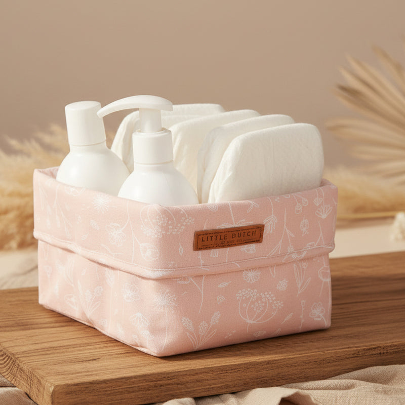 Petting basket small Wild Flowers Pink | Little Dutch
