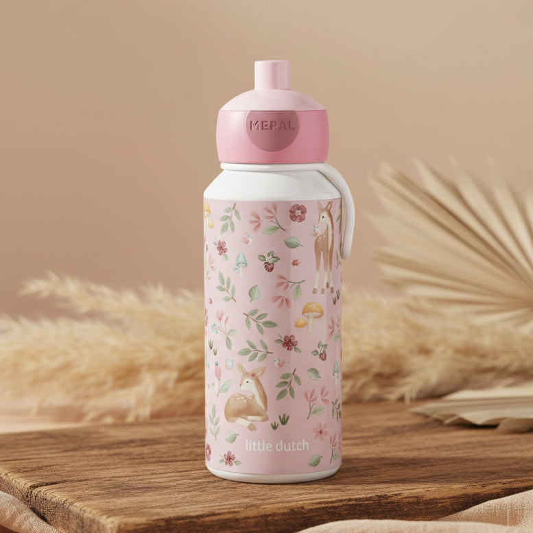 Kinder Trinkflasche Pop-up 400 ml Fairy Garden