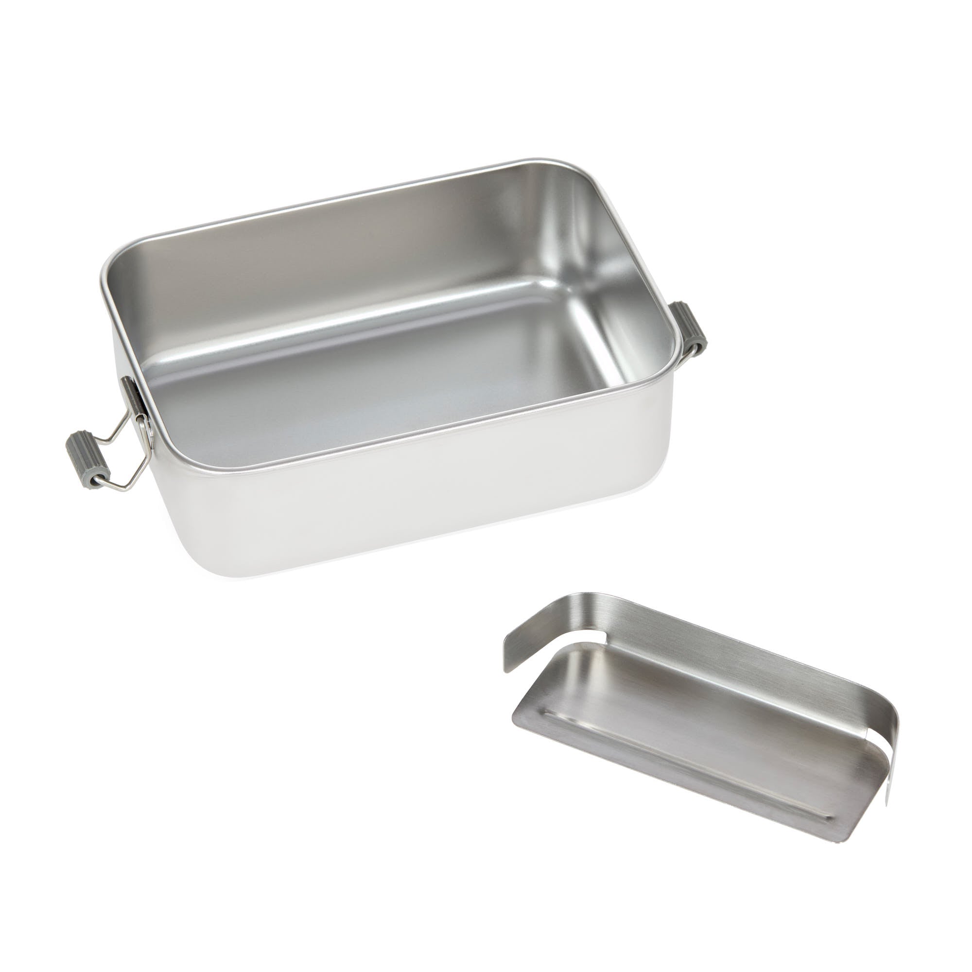 Lunchbox Stainless Steel Solid dark blue/light blue  | Lässig