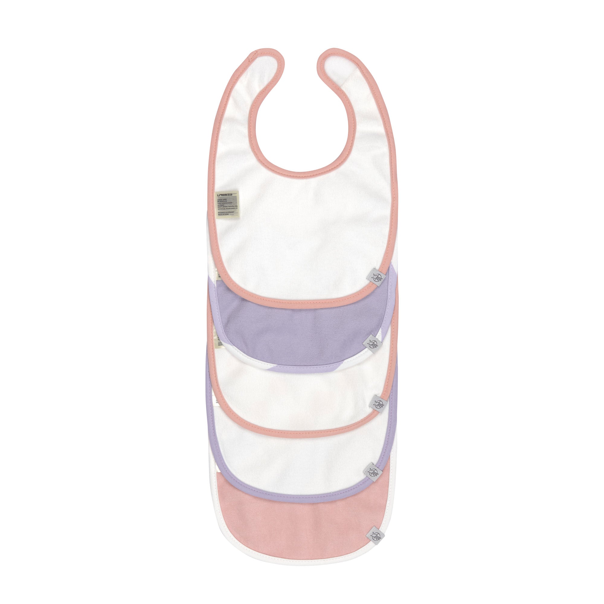 Bibs 5-pack Happy Fruits - peach | Casual