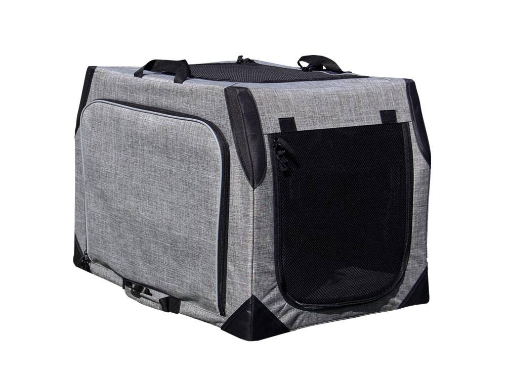 Traveller EXTEND Gris M (61x43x45 cm) – Caisse de transport pour chat et chien | Nobby