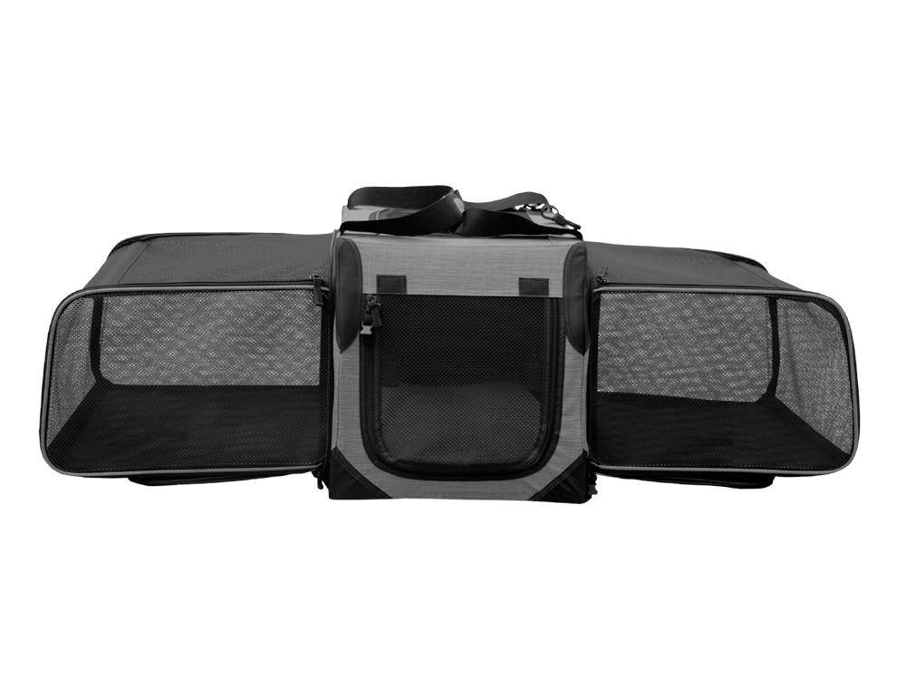 Traveller EXTEND Gris M (61x43x45 cm) – Caisse de transport pour chat et chien | Nobby