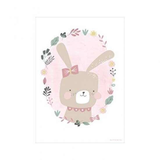 A3 Poster, 2 printed pages - Pink Rabbit | Little Dutch