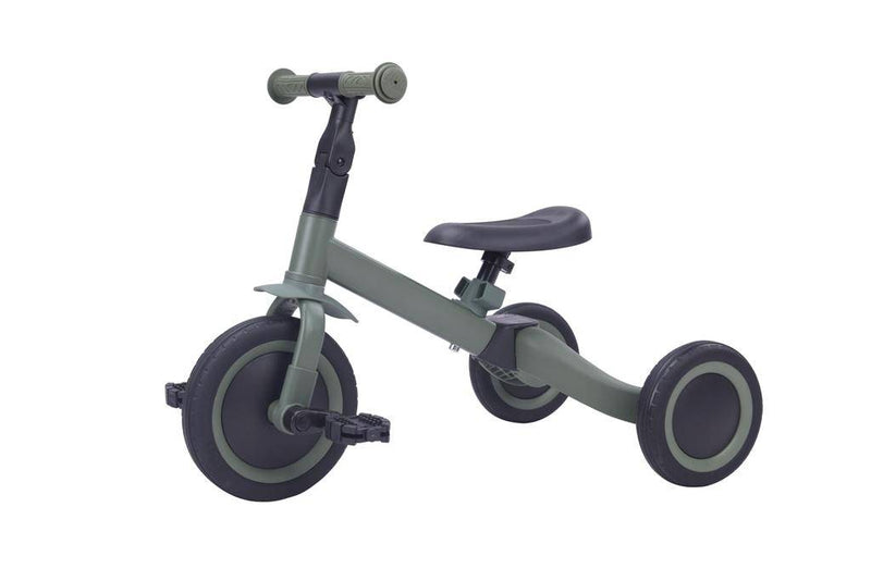 4-in-1 Tricycle Olive Green – Tricycle and Balance Bike from 1 Year