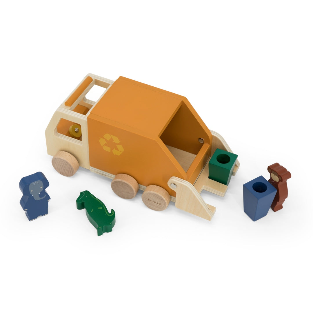 Wooden garbage truck | Trixie