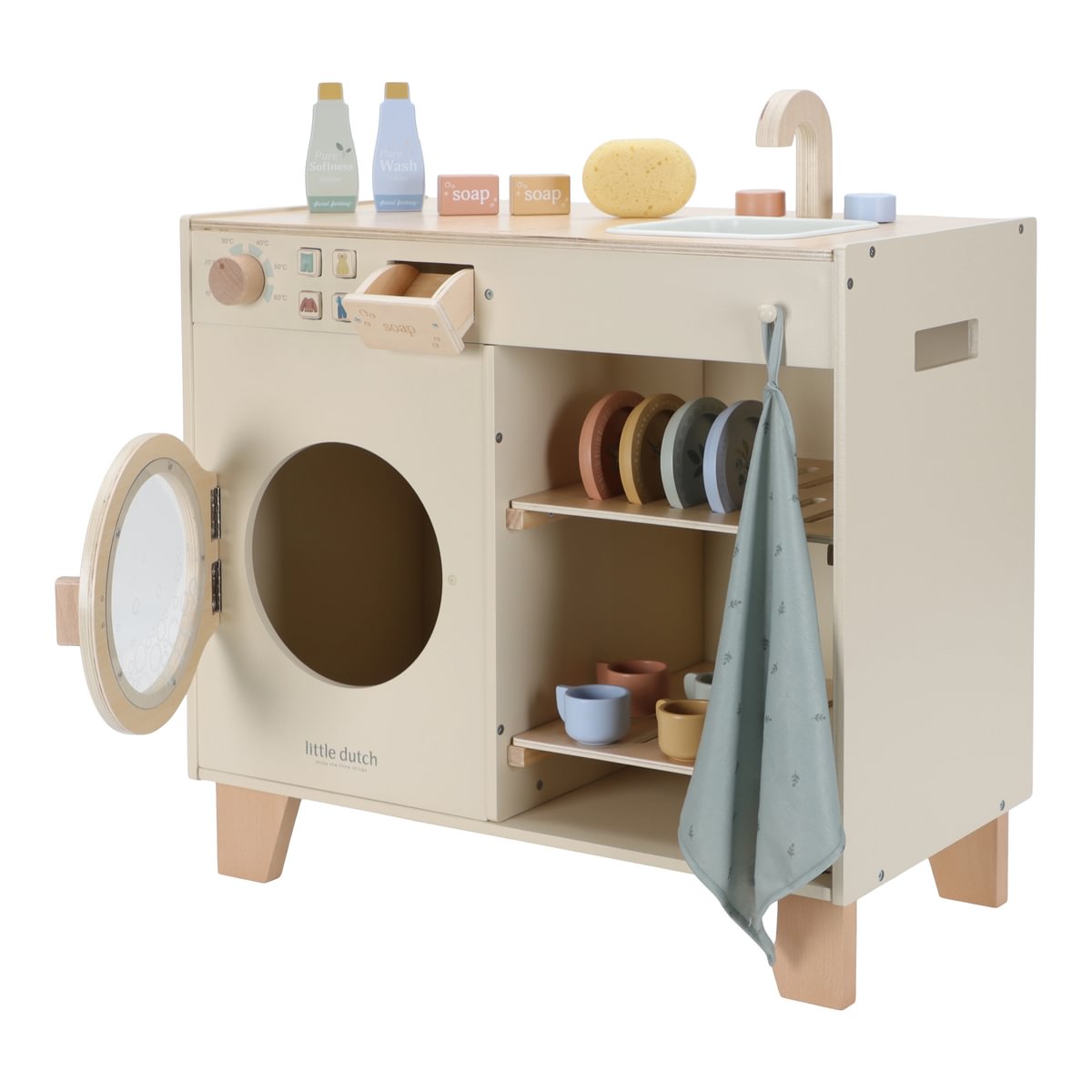 Machine à laver et lave-vaisselle en bois – personnalisable