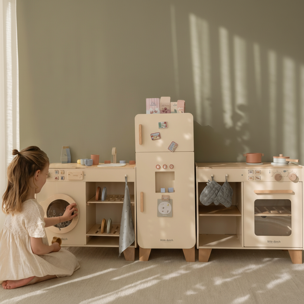 Machine à laver et lave-vaisselle en bois – personnalisable