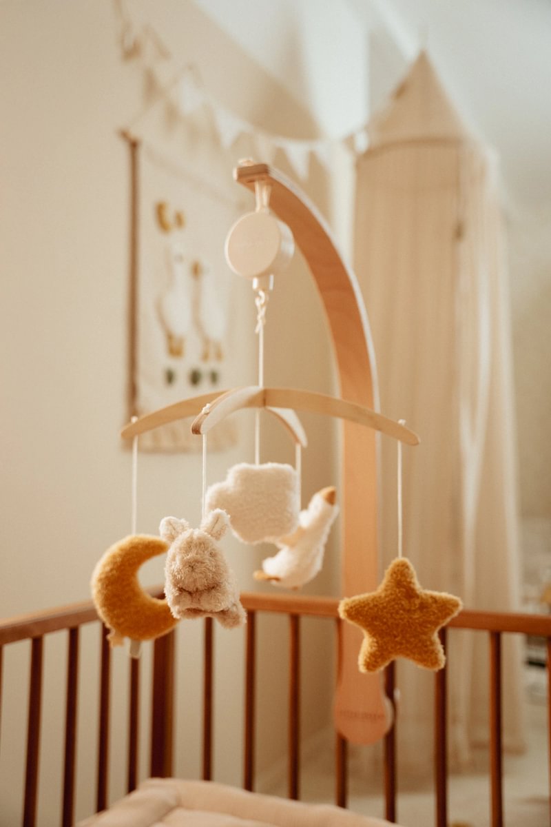 Wooden Musical Mobile Newborn Naturals