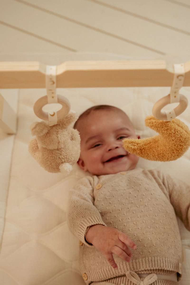Newborn Naturals Play Gym for Babies | Schmatzepuffer