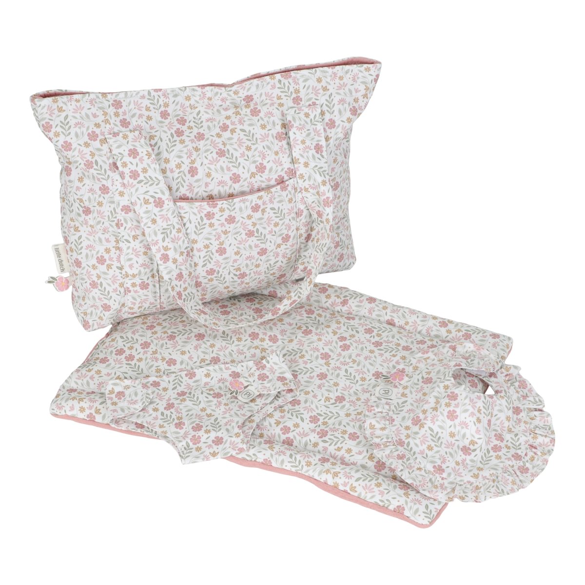 Doll Changing Bag Soft Flowers