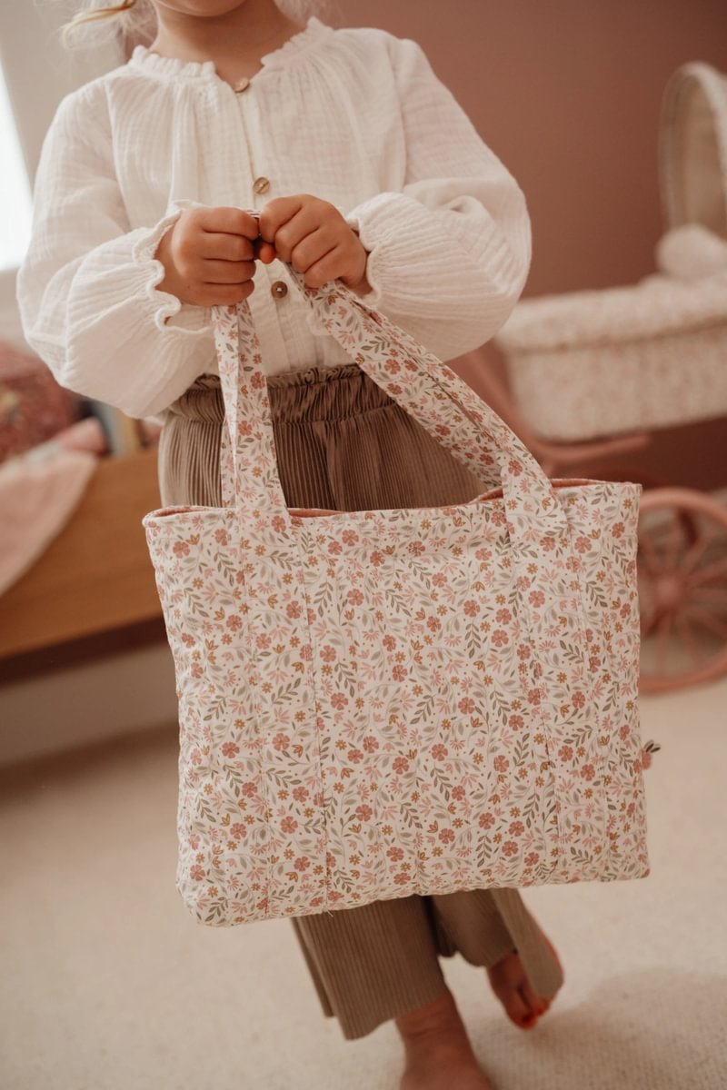 Doll Changing Bag Soft Flowers