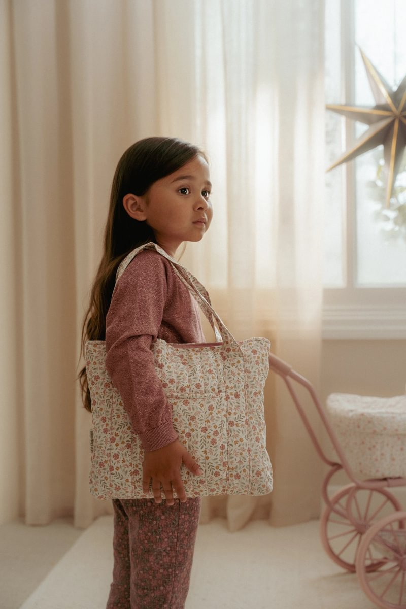 Doll Changing Bag Soft Flowers
