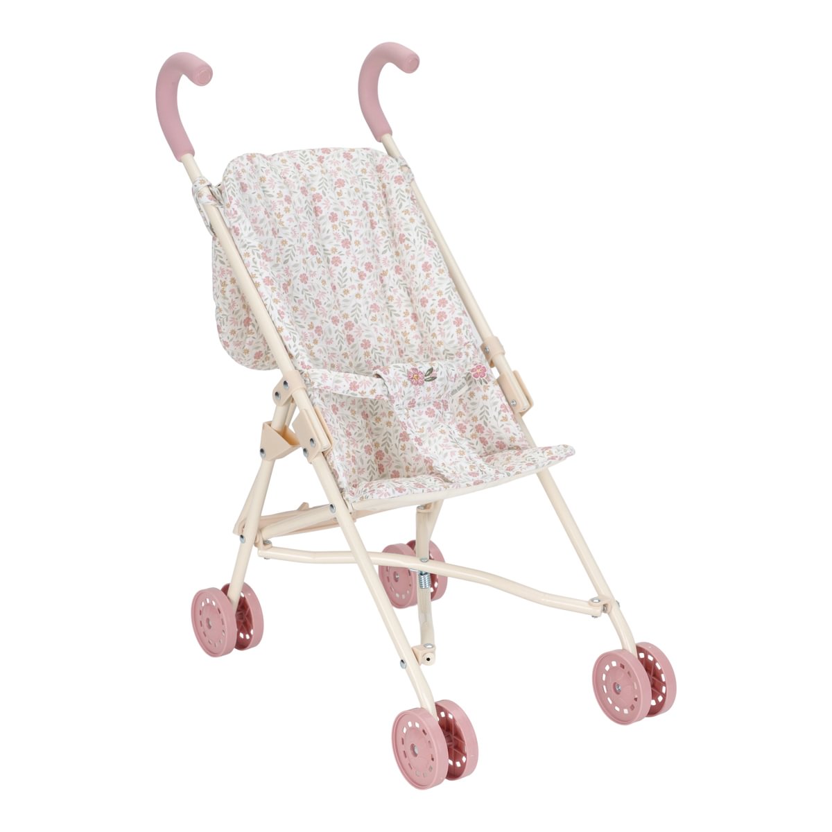 Metal doll buggy Soft Flowers