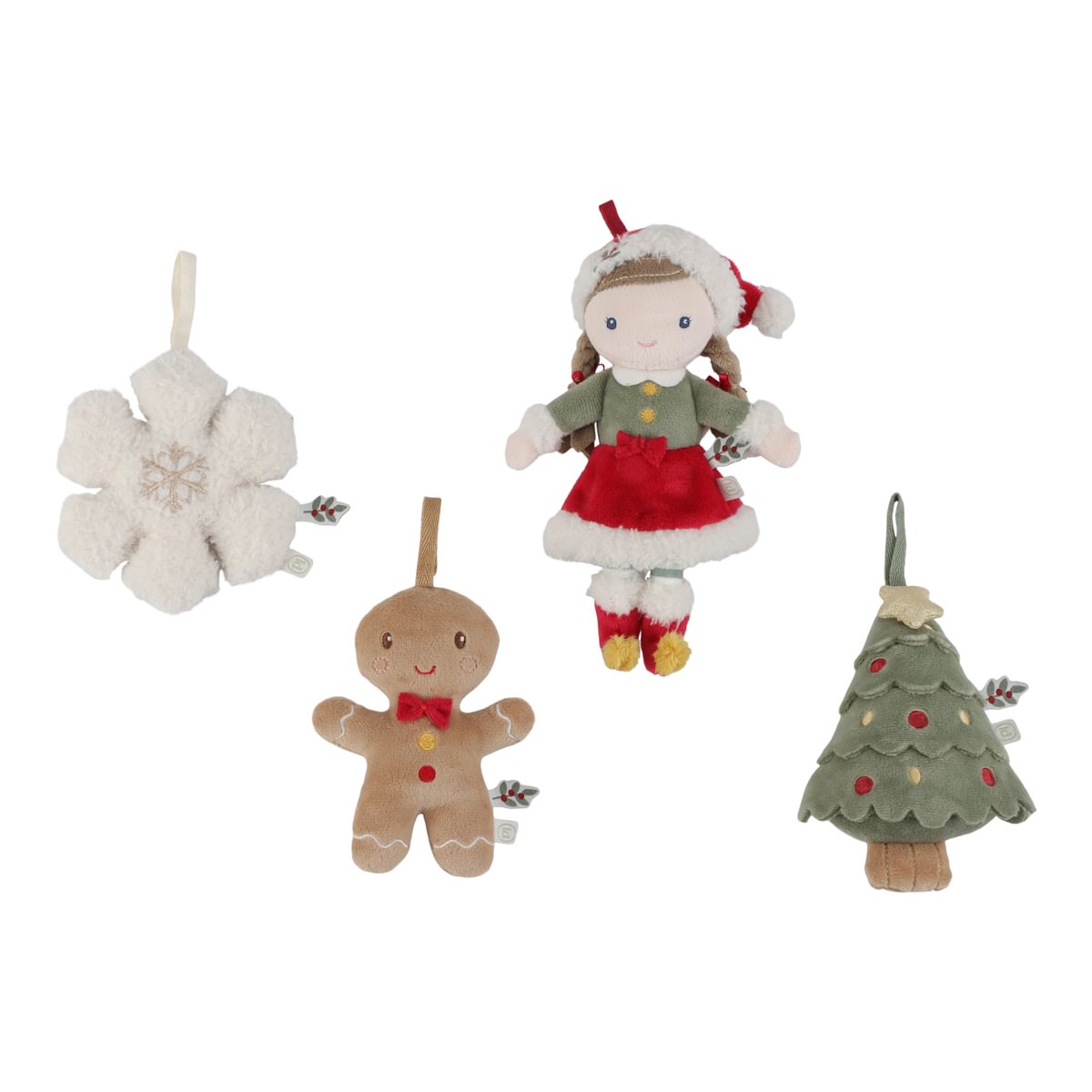 Weihnachtsbaum Anhänger  Set Rosa GRS