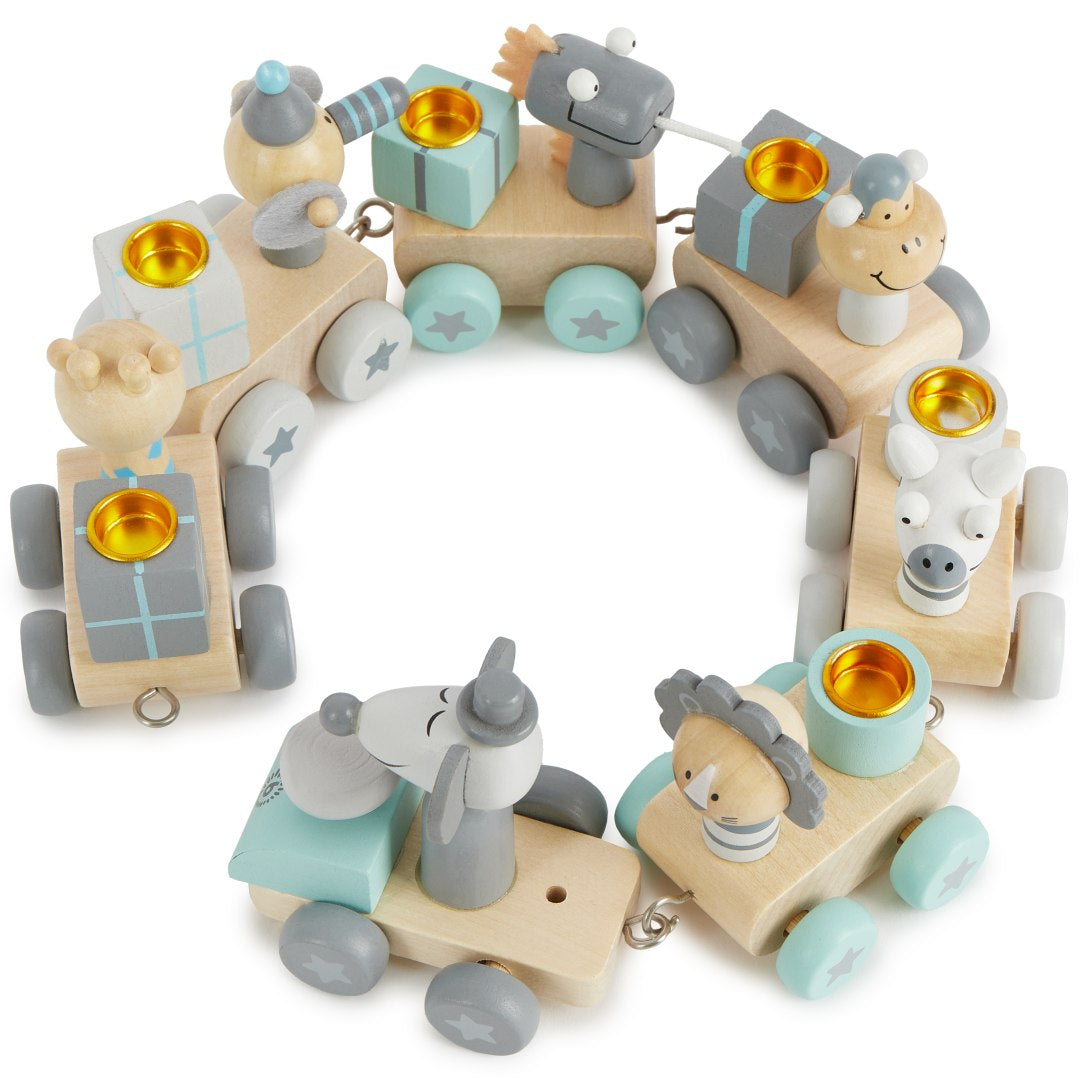 Wooden Birthday Train 0–99 Years | Schmatzepuffer