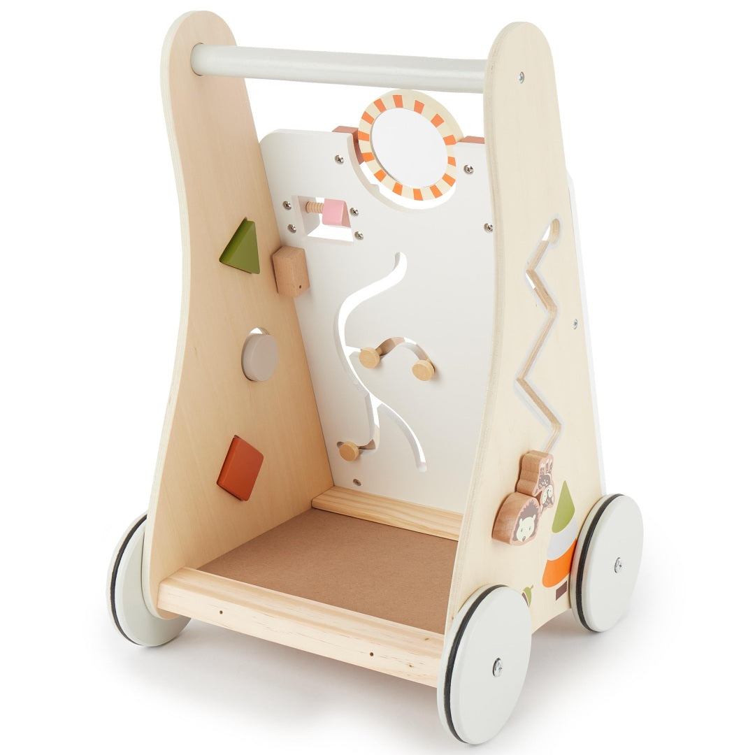 Wooden Walker with Forest Animals | bieco