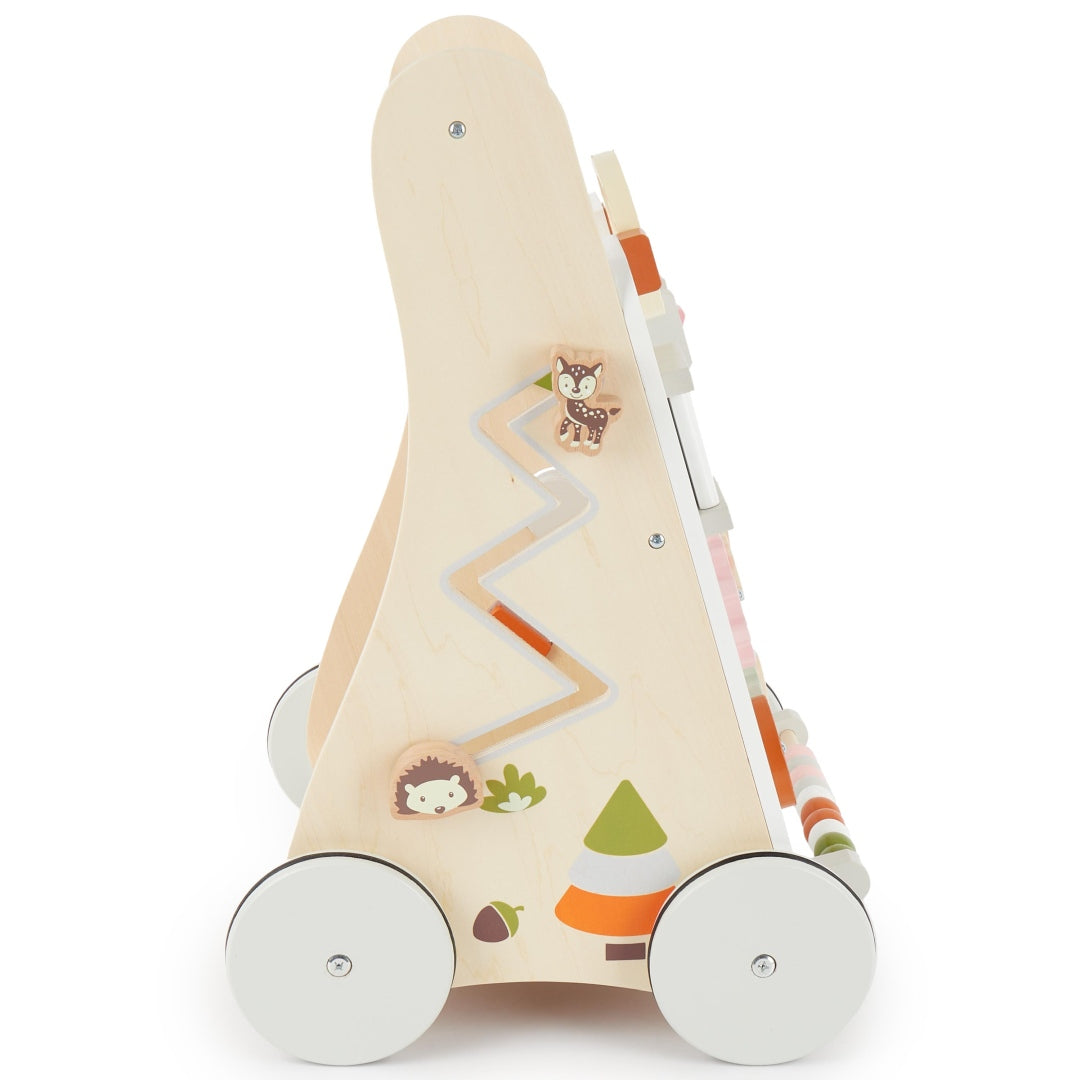 Wooden Walker with Forest Animals | bieco