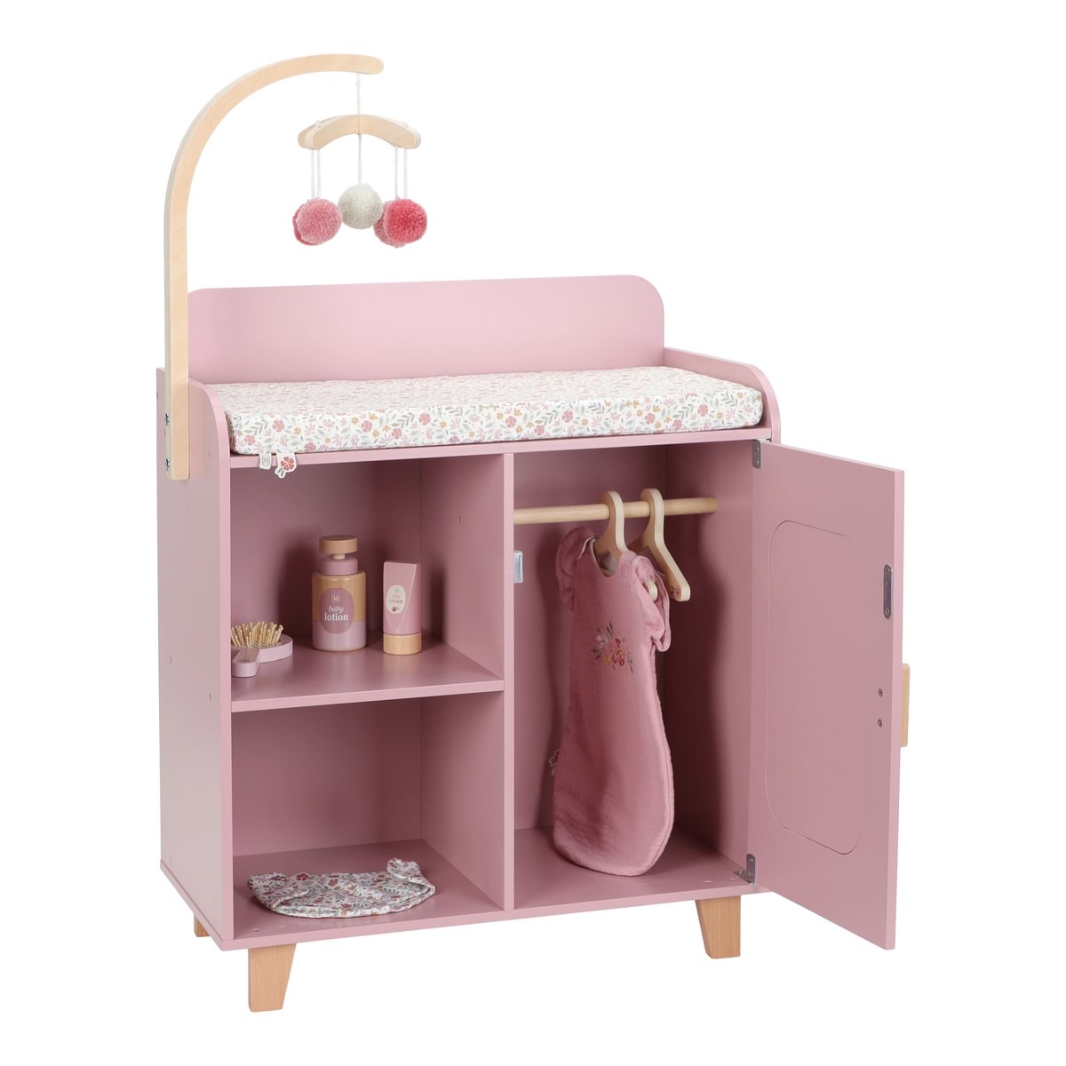 Table à langer pour poupées en bois – Accessoires pour le monde des poupées
