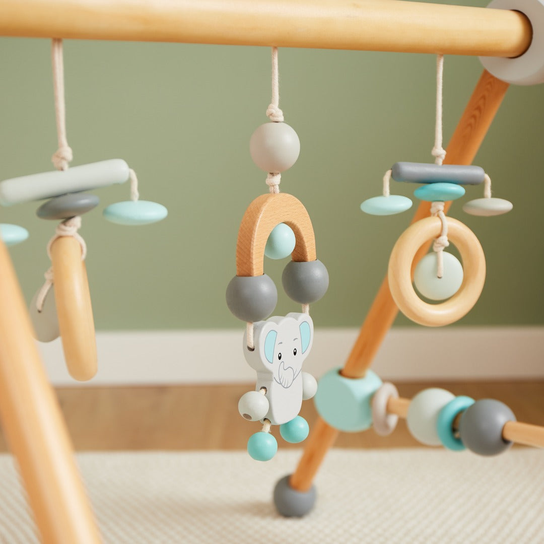 Arche d'éveil éléphant en bois pour bébés | Schmatzepuffer