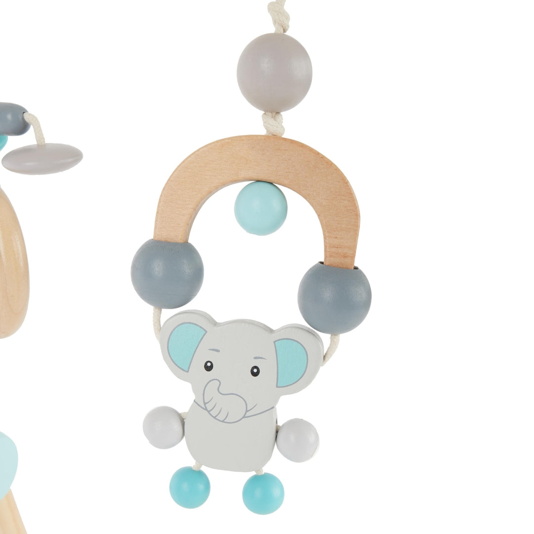Spielbogen Elefant aus Holz höhenverstellbar | Schmatzepuffer