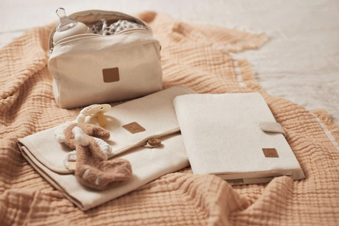 Protège carnet de santé & protège carnet de maternité Twill Sand | Jollein