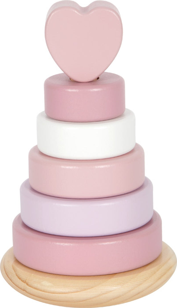 Personalized Stacking Tower Pink - Birth Gift | by Schmatzepuffer