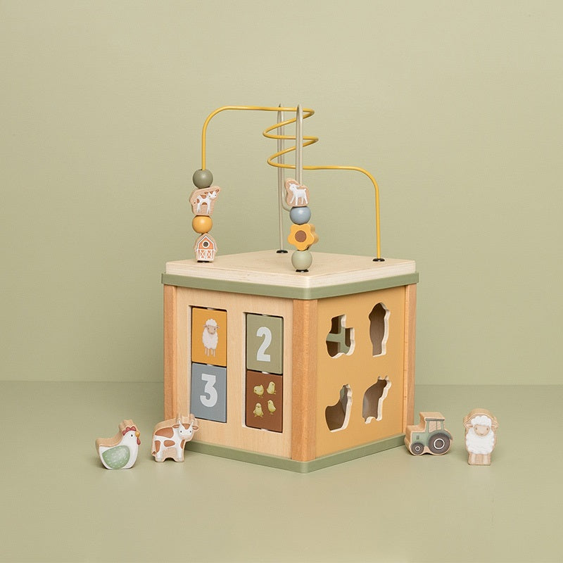 Little Farm Activity Cube - For Birth